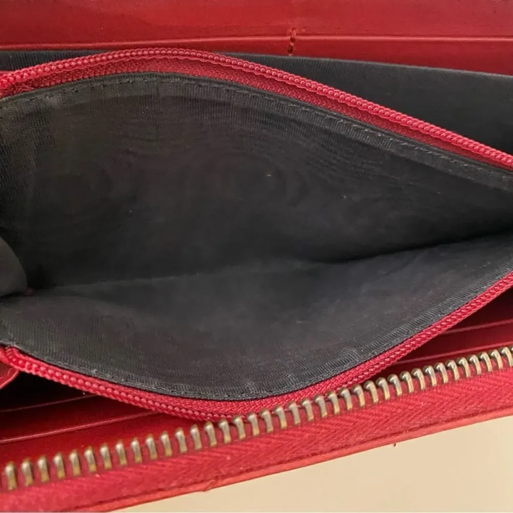 GUCCI GG Marmont Zip Around Wallet Crossbody 💼Red - Picture 16 of 16